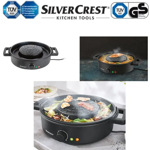 2-in-1 Tischgrill mit Hot Pot