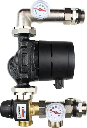 Festwertregelset für Fußbodenheizung mit Grundfos Alpha 2.2