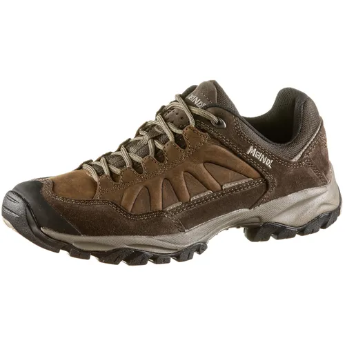 MEINDL Nebraska Multifunktionsschuhe Damen - Dunkelbraun, Größe 39 1/2 - Wanderschuhe mit atmungsaktivem Futter und anatomisch geformtem Fußbett für optimalen Komfort bei jedem Abenteuer.