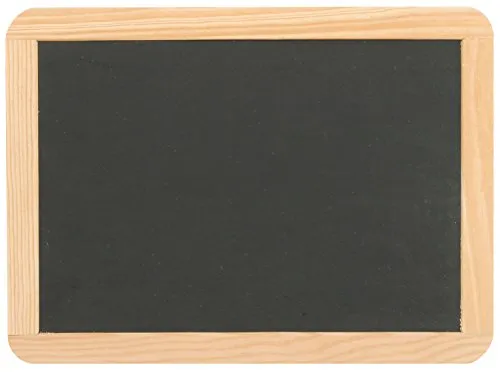 Schiefertafel ca. 21,5 x 16,5 cm mit Naturholzrahmen von School-MaxX