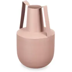 Vase Aus Metall, Pastellfarben, Mit Griffen, 21 Cm