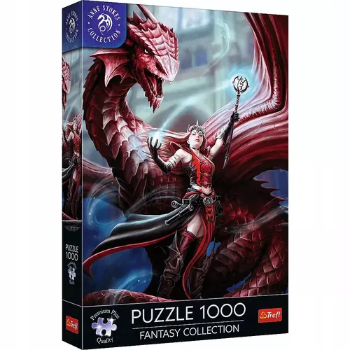 Puzzle 1000 elementów. Premium Plus. Fantasy Collection. Szkarłatn 5900511109023
