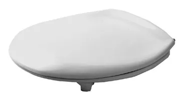 Duravit Universal WC-Sitz - Weiß, 443 x 384 x 70 mm - Hochwertiger WC-Sitz ohne Absenkautomatik, ideal für moderne Badezimmer und langlebig im Einsatz.
