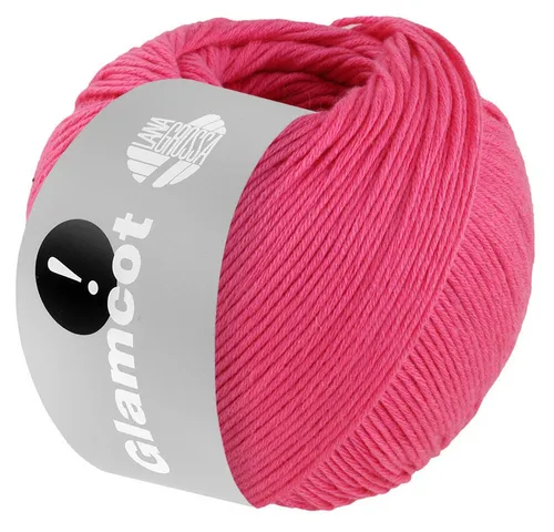 LANA GROSSA GLAMCOT Häkelwolle, 155 m (zart glänzende, multifile Baumwoll-Viskosemischung), 50 g