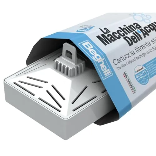 Beghelli 3341 FILTRO 500LT für Wassermaschinen - Bettdecken und Wasserfilter, sorgt für hochwertige Trinkwasserqualität mit einfacher Handhabung und langer Lebensdauer von bis zu 500 Litern.