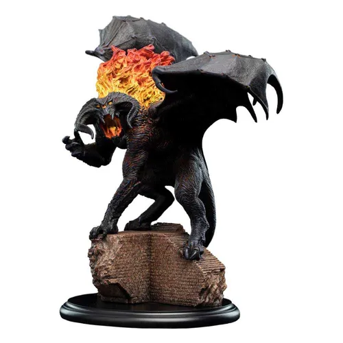 Weta Workshop Mini Epics The Balrog Figurine - Puppen und Sammelfiguren, detailreiche 19 cm Figur des Balrog aus 'Der Herr der Ringe', perfekt für Sammler und Fans.