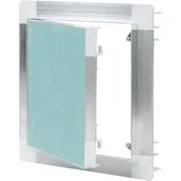 Protektor Revisionsklappe Alu Rahmen 20x20cm mit GK Einlage - Praktische Revisionsklappe für Wand- und Deckenmontage, ermöglicht sicheren Zugang zu technischen Anlagen. Mit robustem Aluminiumrahmen und einfachem Schnappverschluss.