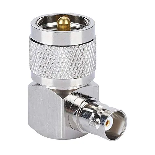 Tosuny CB-Funkadapter, UHF-PL-259-Stecker auf BNC-Buchse, HF-Koaxialadapter, geeignet für Antenne, Funk, Koaxialkabel, LMR, Wireless LAN-Geräte, Videoüberwachung usw