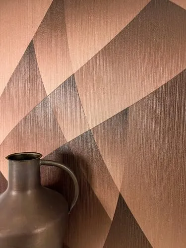 Newroom Vliestapete Bronze in rot von Newroom