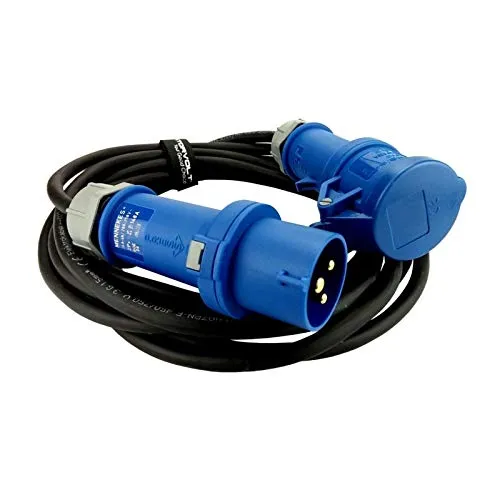 CEE Caravan Verlängerungskabel 25m - Ideal für Camping und Boot - Caravan-Zubehör mit 25m Länge, 3x1,5 mm² H07RN-F für zuverlässige Stromversorgung unterwegs. Perfekt für Wohnmobile und Boote.