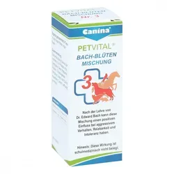 Petvital Bachblüten Nr.3 Globuli vet. 10 g - rezeptfreies Entspannungs- und Anti-Stress-Mittel für Hunde, ideal zur Beruhigung in stressigen Situationen