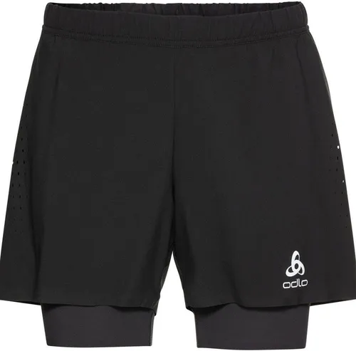 Odlo Herren Laufshort Zeroweight 5 Inch 2-in-1 Shorts - Trainingsbekleidung für Running, mit innovativem 2-in-1 Design für optimale Bewegungsfreiheit und Komfort beim Laufen.