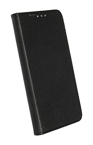 Buch Tasche Smart kompatibel mit Samsung Galaxy XCOVER 5 EE (Enterprise Edition) Handy Hülle Etui Brieftasche Schutzhülle mit Standfunktion, Kartenfach Schwarz