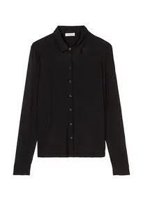 Marc O'Polo Damen Jerseybluse mit Stretch-Anteil in schwarz von Marc O'Polo