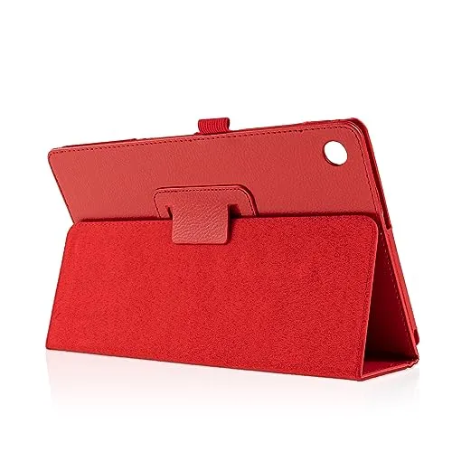 Klassische Hülle für das 10.6 Lenovo Tab M10 Plus 2023 (3. Generation) in ROT [passend für Modell TB125, TB128, TB125FU, TB128XU]