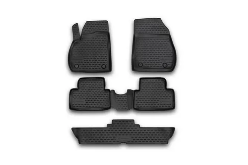 Element Passgenaue Premium 3D Gummimatten für OPEL Zafira Tourer C - Fußmatten mit perfekter Passform, 100% allwettersicher und leicht zu reinigen – ideal für Ihr Fahrzeug!