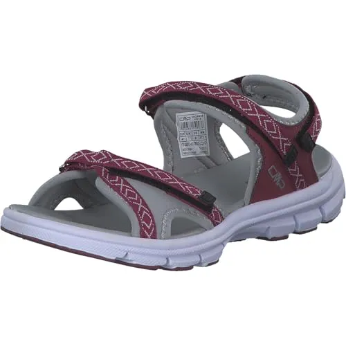 CMP Almaak Damen Riemchensandalen - Pink (Karkadé H916) - Wanderschuhe mit leichtem Lycra-Obermaterial, ideal für warme Tage und vielseitig einsetzbar dank 3 Verschluss- und Verstellsystemen.