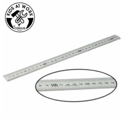 Corvus Spielwerkzeug Stahllineal 30cm