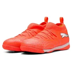 PUMA Future 9 Match IT + MID JR Fußballschuh – Leuchtendes Rot, Größe 37 - Der PUMA Future 9 Match IT + MID JR bietet optimalen Halt und Flexibilität für junge Fußballspieler. Ideal für das Training und spannende Spiele.