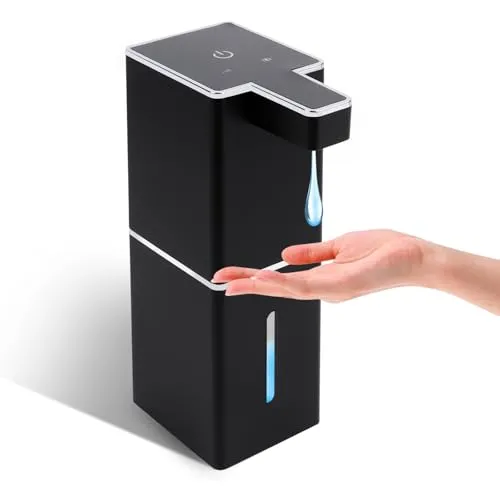 380ML Automatischer Seifenspender von MXTIMWAN - Wandbefestigter, USB-C wiederaufladbarer Seifenspender mit IPX5 Wasserschutz. Ideal für hygienisches Händewaschen in Bad, Küche und öffentlichen Orten – kein Berühren nötig!