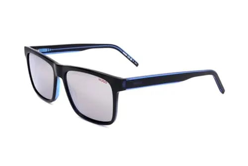 Hugo Boss Hg 1242/s Sonnenbrille, D51/DC Black Blue, 56 - Stylische Sonnenbrille für Damen, mit UV-Schutz und schützendem Etui, ideal für den Sommer.