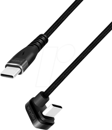 LOGILINK CU0190 - Sync- & Ladekabel, USB-C -> C, 180°, 1 m