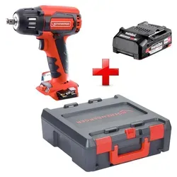 Rothenberger RO ID400 Schlagschrauber 18 V mit Akku und Rocase - Kraftvoller 18 V Schlagschrauber mit 400 Nm Drehmoment, ideal für professionelle Anwendungen. Praktisches Set mit Akku und Koffer für einfachen Transport und Einsatz.