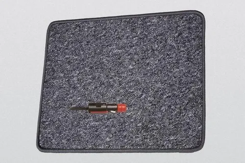 Pro Car Heizteppich 12V, anthrazit, 60x40cm - Heizteppich für Reisemobile, Caravans, Büros oder Zuhause. Genieße sofortige Wärme mit dem zweiseitigen Design für flexiblen Einsatz.