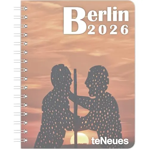 teNeues - Berlin Diary 2026 – Buchkalender & Taschenkalender 17x22 cm | Wochenkalender für Berlin-Fans, Beruf & Schule: Diary