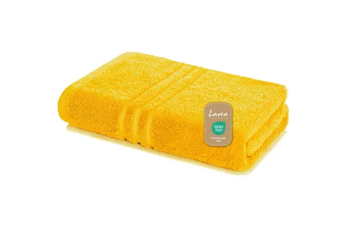 Lavea Handtuch Set saugstarke Frottierserie Elena, aus 100% strapazierfähiger Baumwolle (80x200cm, 1-St), Saunatuch - angenehmes Hautgefühl bei jedem Sauna-Gang - 500g/m²