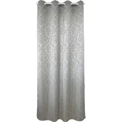 Produktbild Ösenschal, Grau, Textil, Ornament, 140x245 cm, Oeko-Tex® Standard 100, beliebig kürzbar, Wohntextilien, Gardinen & Vorhänge, Fertiggardinen, Ösenschals