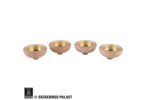 Kerzenständer Beige von Erzgebirge-Palast