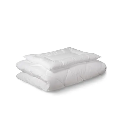 Ehrenkind® Kinder-Steppbetten-Set 4 Jahreszeiten - Bettwäsche-Set für Babybetten, ideal für empfindliche Kinderhaut mit atmungsaktiven, feuchtigkeitsregulierenden Materialien – perfekt für einen gesunden Schlafkomfort das ganze Jahr über.