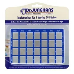 Tablettenbox 1 Woche 28-Fächer Schiebede 1 St