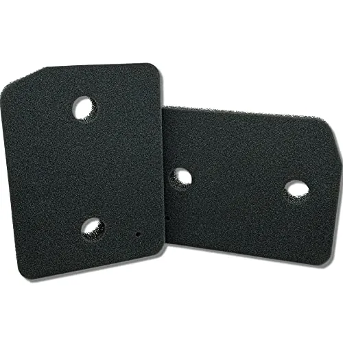 JUMA-Filter für Miele Schwammfilter 9164761 Fein/Grob 207 x 157 x 30mm Wärmepumpentrockner Filter Trockner Kondenstrockner Filterschaum Schaumstoff Sockelfilter Sponge Filtermatte(2er-Set)