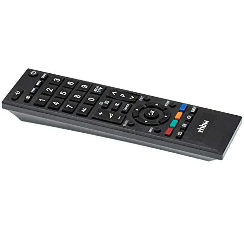 vhbw Fernbedienung kompatibel mit Toshiba 40LV703, 40LV703G, 40LV733G, 40LV703PG, 40LV733F, 40LV733N, 40LV833 Fernseher, TV - Ersatzfernbedienung