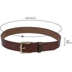 Gusti Leder Ledergürtel Gusti Leder Gürtel Jori braun 105 cm