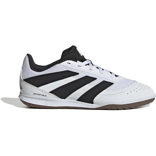 adidas Unisex Kinder Predator Club Indoor Sala Fußballschuhe - Fußballschuhe mit regulärer Passform und schnürbarem Design, ideal für Hallenböden dank abriebfester Gummiaußensohle.