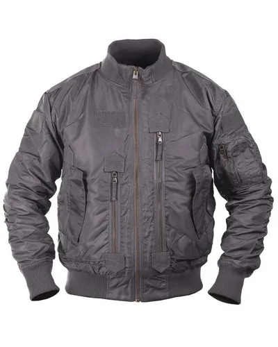 US Tactical Fliegerjacke urban grey - NEU - XXL - Funktionsjacke mit robuster Materialqualität, ideal für Outdoor-Aktivitäten und extreme Wetterbedingungen.