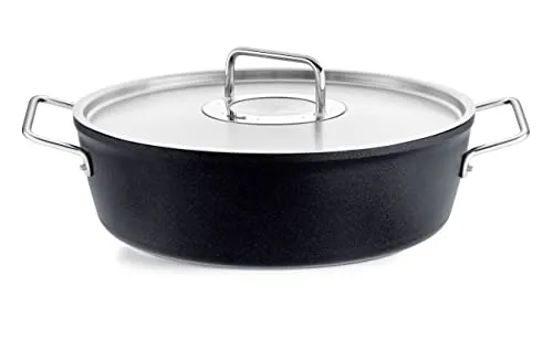 Fissler Adamant Bräter & Schmortopf 28 cm - Pfannen aus Aluminium, besonders langlebig und kratzfest für perfekte Garergebnisse.