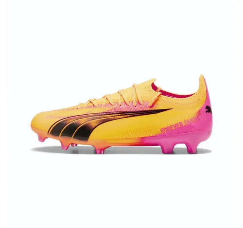 PUMA Ultra Ultimate FG/AG Herren Fußballschuhe - Hochleistungs-Fußballschuhe mit leichtem ULTRAWEAVE-Obermaterial für optimale Bewegungsfreiheit und Dynamic Motion System-Sohle für verbesserte Stabilität auf Rasen und Kunstrasen.
