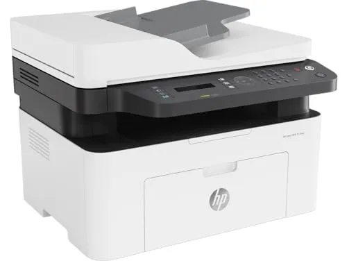 HP Laser 137fnw Multifunktionsdrucker - All-in-One Laserdrucker mit WLAN, ideal für Büro und Homeoffice; bietet schnelles Drucken bis 20 S./Min. und effiziente Auto On/Off-Funktion für geringen Stromverbrauch.