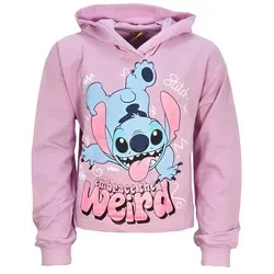 Disney Hoodie Disney Lilo u Stitch Mädchen Hoodie Kapuzenpullover Pullover 100% Baumwolle, Gr. 134 bis 176 rosa 146/152