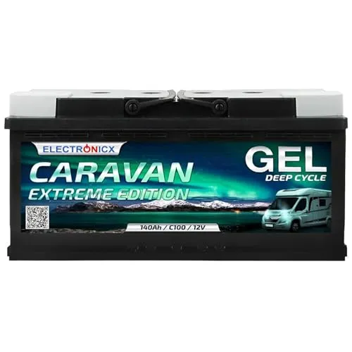 Gel Batterie 12V 140Ah Caravan Extreme Edition von Electronicx