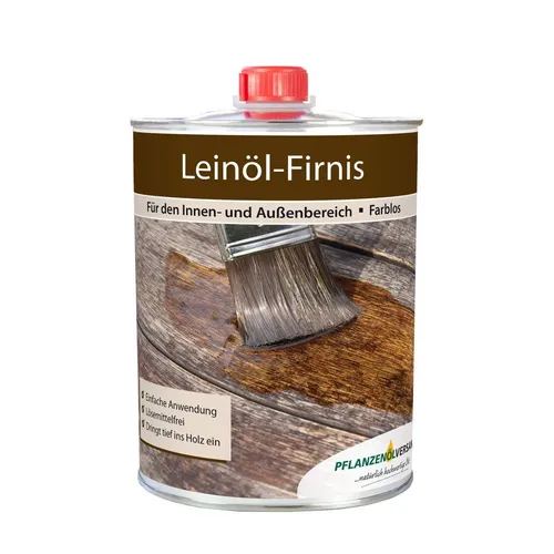 1L Leinölfirnis | Holzöl für Innen- und Außenbereich