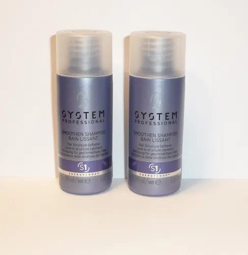 Wella system professional EnergyCode S1 Smoothen Shampoo 2 x 50ml
