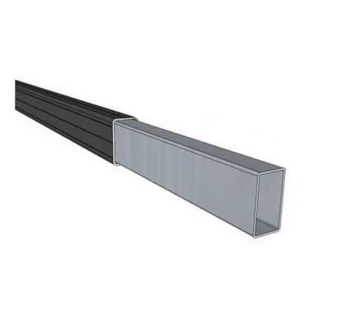GartenLand Terrassendielen Einsteckverbinder für Aluminium Unterkonstruktion, (1-St), Aluminium, pressblank, gerundete Kanten