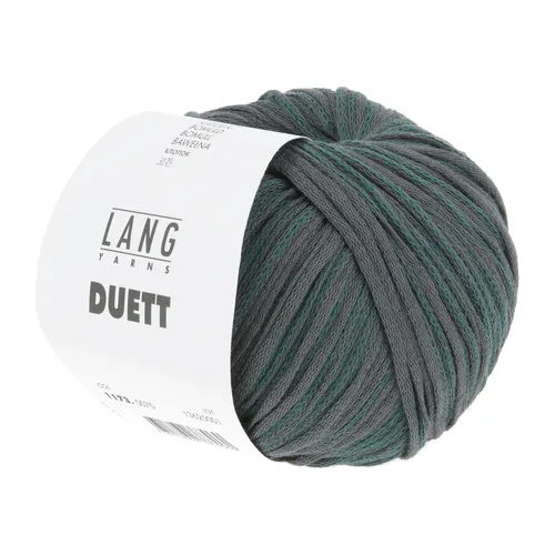 Wolle Kreativ! Lang Yarns - Duett Fb. 70 anthrazit petrol 50 g
