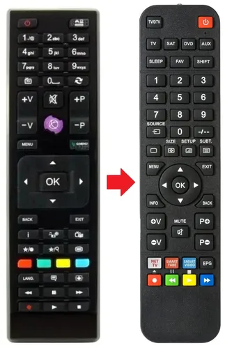 Fernbedienung passend für CRANKER CRTV-284000 | CRTV24200 | CRTV24300