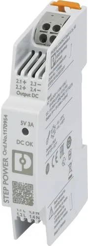 Phoenix Contact 1170954 Hutschienen-Netzteil (DIN-Rail) 5 V/DC 3A 15W Anzahl Ausgänge:1 Inhalt 1St.